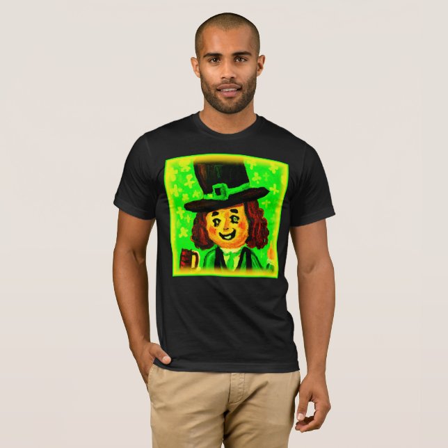 Camiseta Rua festiva. Dia de Patrick. Comprar Agora (Frente Completa)