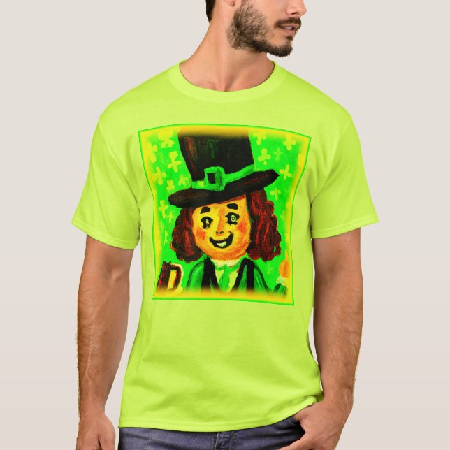 Camiseta Rua festiva. Dia de Patrick. Comprar Agora (Frente)
