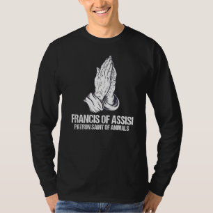 Camiseta Rua Francisco De Assisi Catolicismo Rezando Mãos