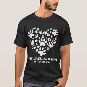 Camiseta Rua Francisco de Assisi, Patrão Santo de Animais C