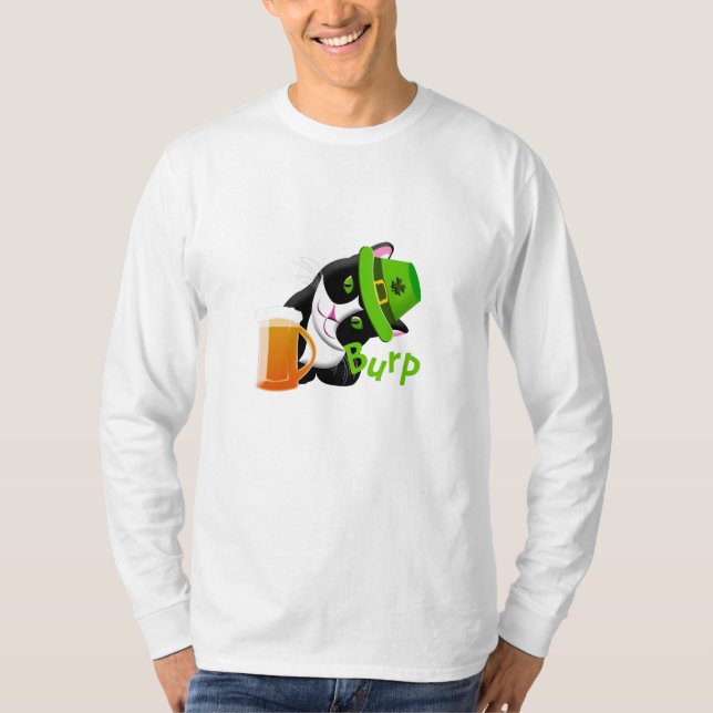 Camiseta Rua, Gato do Dia de Patrick (Frente)