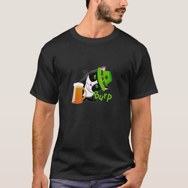 Camiseta Rua, Gato do Dia de Patrick (Frente)
