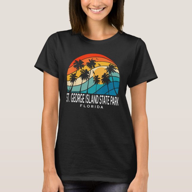 Camiseta Rua George Island State Park Florida Tropical Beac (Frente)