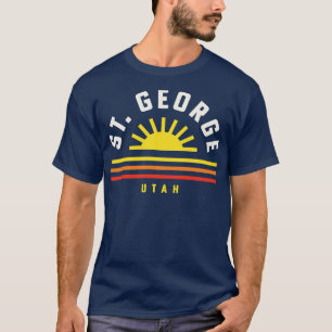 Camiseta Rua George Utah Retro Vintage Sunset