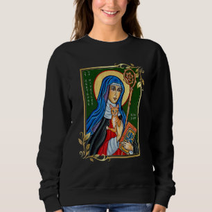 Camiseta Rua Gertrude De Nivelas Patrão Santo De Gatos