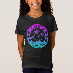 Camiseta Rua. Gradiente Azul Maarten Sint Martin