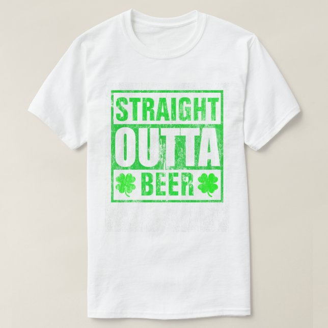 Camiseta Rua, Hetero do Dia de Patricks fora da Beer DS (Frente do Design)