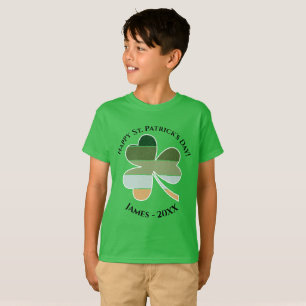 Camiseta Rua infantil, dia de Patrick.