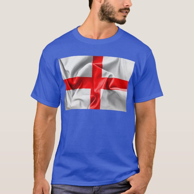 Camiseta Rua inglesa Georges Cross Flag (Frente)