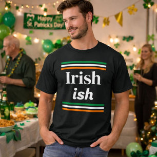 Camiseta Rua irlandês-ish. Cores do Dia de Patrick