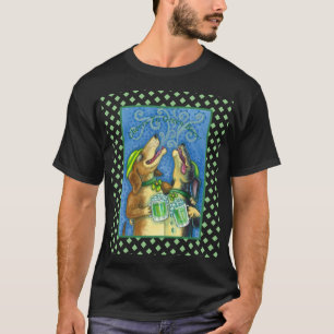 CAMISETA RUA IRLANDESA HOUND. O DIA DE PATRICK CHEIRA A CER