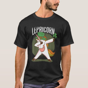 Camiseta Rua irlandesa Shamrock Leprechaun Unicorn Lepricor