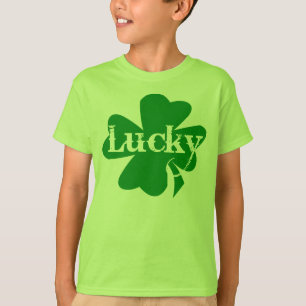 Camiseta Rua Irlandesa Sortuda, Patricks Dia Verde Shamrock