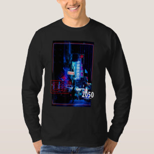 Camiseta Rua Japão Futurística Cyberpunk Lofi
