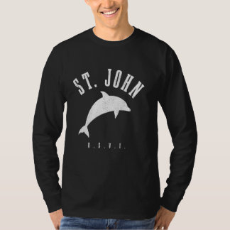 Camiseta Rua: John American VirgIslands Dolphin USVI Pride 