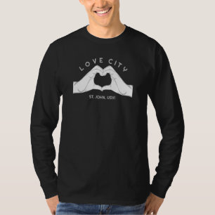 Camiseta Rua John Usvi Love City Souvenir