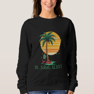 Camiseta Rua. John usvi USA Virgin Island Souvenir Vacation