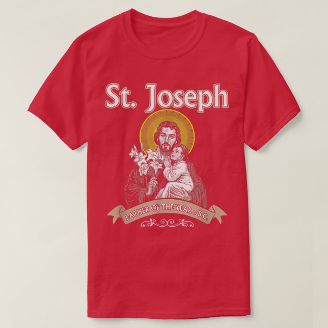 Camiseta Rua Joseph Tshirt Saint sFathers Day (Frente do Design)