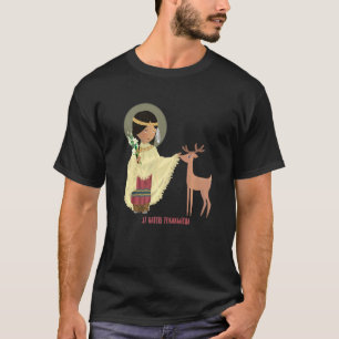 Camiseta Rua Kateri Tekakwith A Santo Católica Lily Do Mo