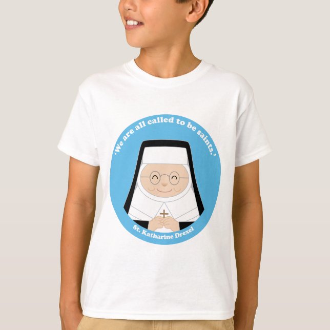 Camiseta Rua. Katharine Drexel (Frente)