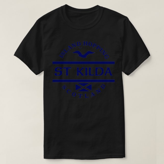 Camiseta Rua Kilda Ilhas Escocesas (Frente do Design)