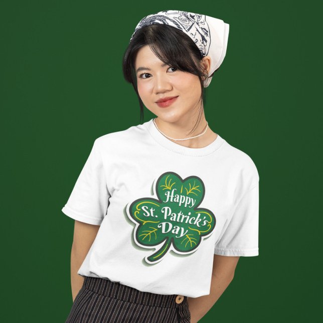 Camiseta Rua Leprechaun. Dia de Patrick (Criador carregado)