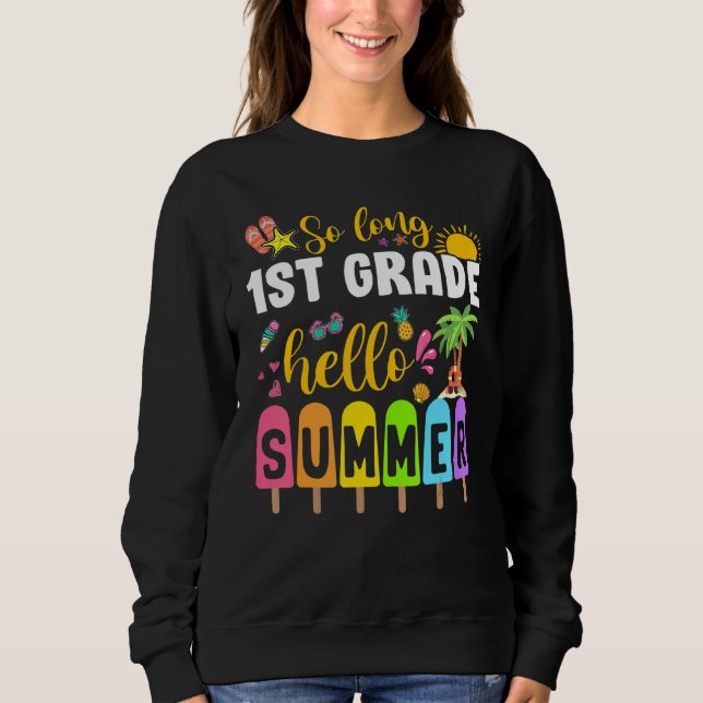 Camiseta Rua Longa - Alô - Sorvete de picolé de Verão (Frente)