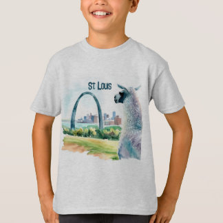 Camiseta Rua Louis Arch Llama Souvenir