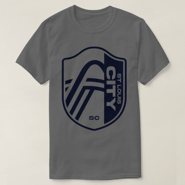 Camiseta Rua Louis City SC Esquerda do tórax TShirt 1 (Frente do Design)