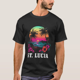 Camiseta Rua Lucia Hibiscus Flowers Beach Surfer Souvenir