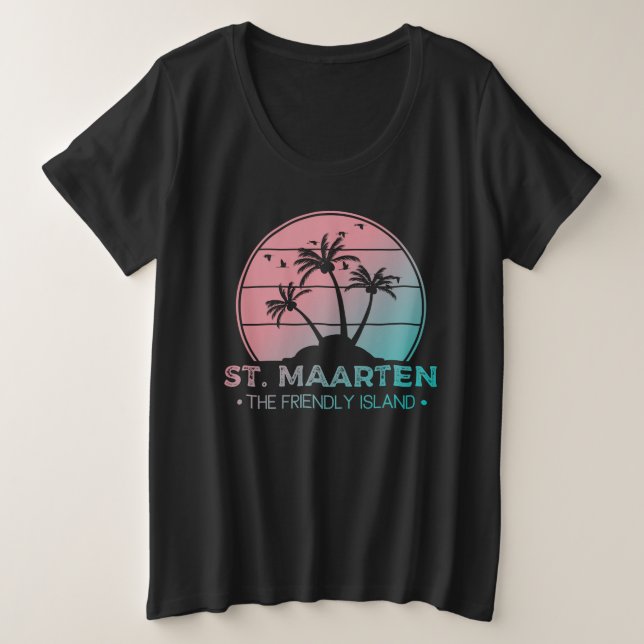Camiseta Rua. Maarten | Gradiente Retroativo Sint Martin (Frente do Design)