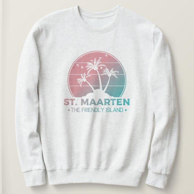 Camiseta Rua. Maarten | Gradiente Retroativo Sint Martin (Frente do Design)