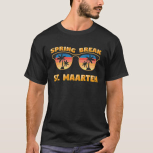 Camiseta Rua Maarten Spring Break Vintage Correspondendo Le