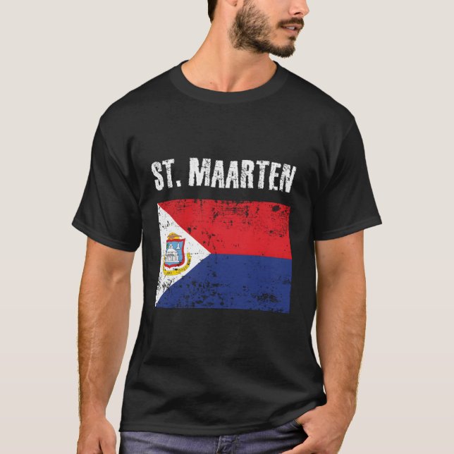 Camiseta Rua Maen National Pride Distress Grenada Flag (Frente)