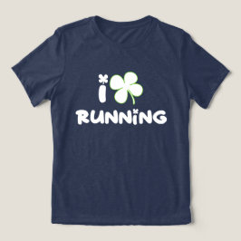 Camiseta Rua. Maratona do Dia de Patrick Correndo Design Sh