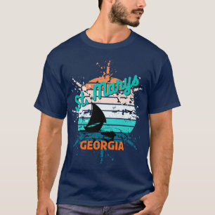 Camiseta Rua Marys Georgia Retro Vintage Explosão Sunset TS