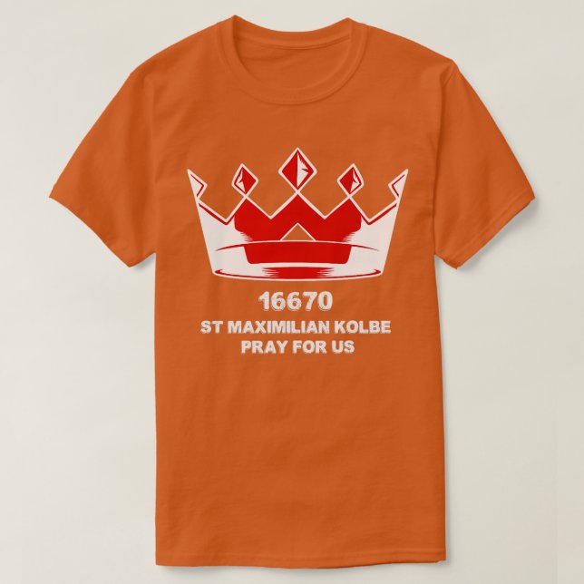 Camiseta Rua Maximilian Kolbe Dois Crowns - Presente do San (Frente do Design)