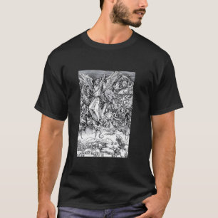 Camiseta Rua Michael Fighting Dragon por Albrecht Durer (