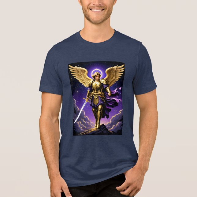 Camiseta Rua Michael o católico arcanjo (Frente)