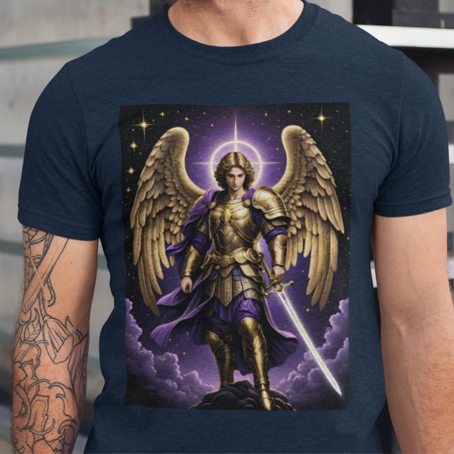Camiseta Rua Michael o católico arcanjo (Criador carregado)
