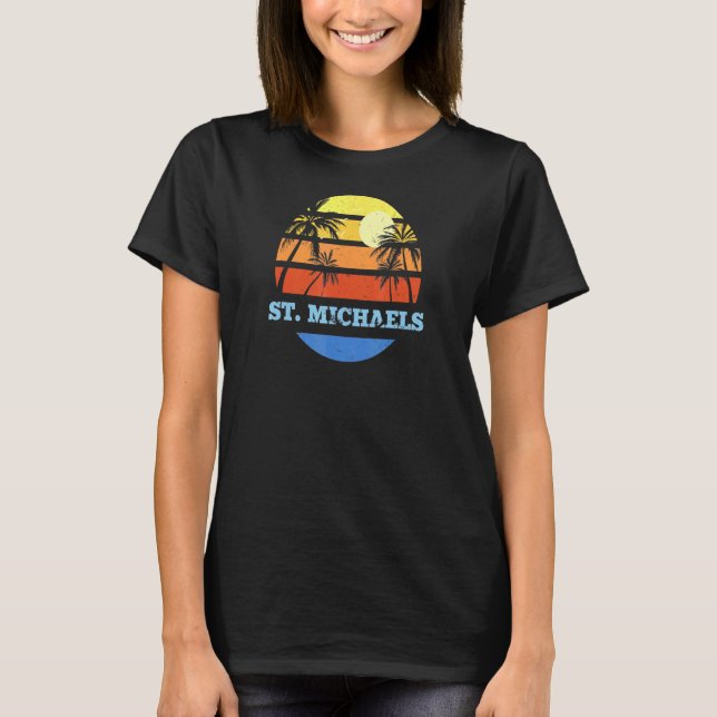 Camiseta Rua Michaels Maryland Md Beach (Frente)