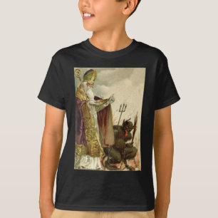 Camiseta Rua Nicholas Krampus Pitchfork Priest
