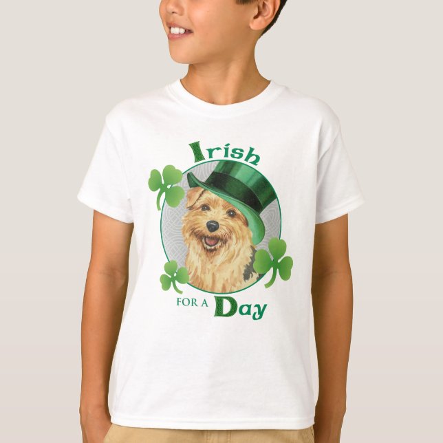 Camiseta Rua, Norfolk Terrier do dia de Patrick (Frente)