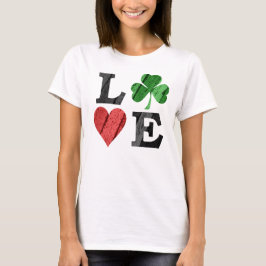 Camiseta Rua, o amor de dia de Patrick com o coração e o Sh