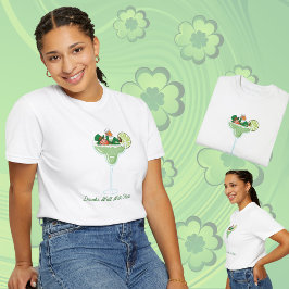 Camiseta Rua. O Bebê do Dia de Patrick - Vintage Leprechaun