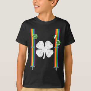 Camiseta Rua, o dia de Patrick Rainbow suspende o Clover Bo
