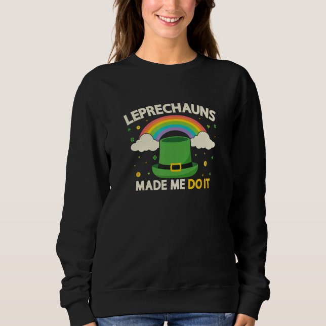 Camiseta Rua, o dia do Patrick Leprechauns me fez fazer iss (Frente)