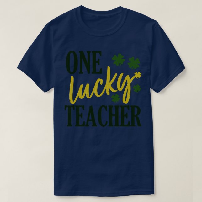 Camiseta rua padroeiro dia de sorte professor 1 (Frente do Design)