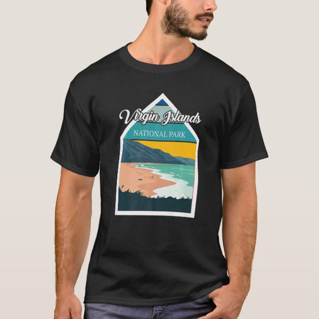 Camiseta Rua: Parque Nacional das Ilhas Virgens John Souven (Frente)