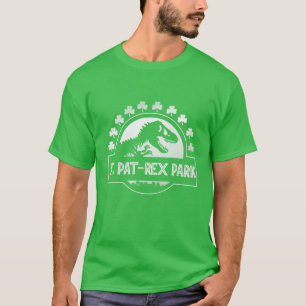 Camiseta Rua. Patrex Park Funny Irish Rex Dinosaur Rua Patr